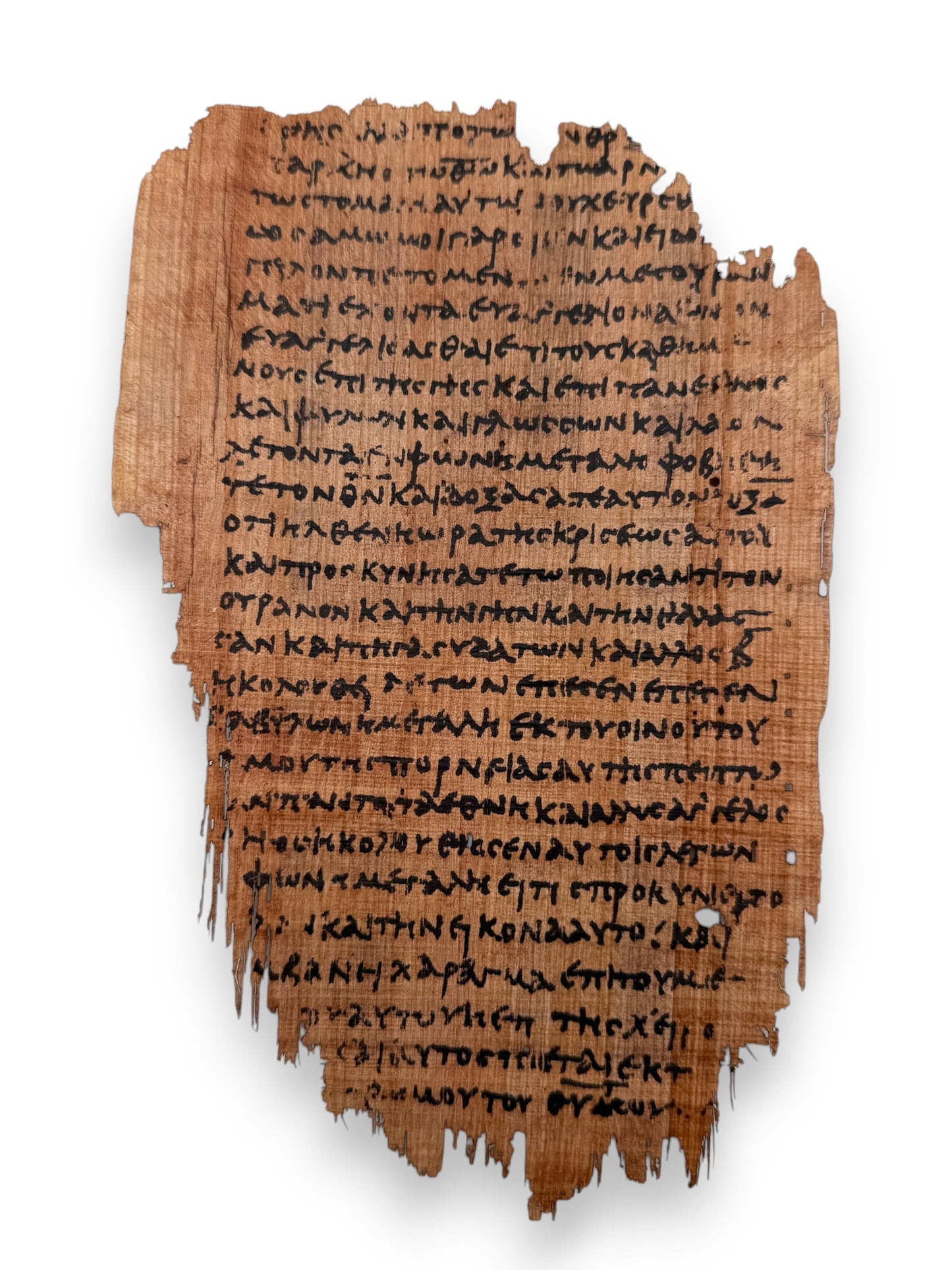 Papyrus 47 (𝒫47) Manuscript Replica | Revelation 13–14 | Front & Back Acrylic Display
