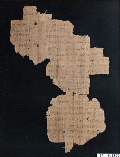 PREORDER: Papyrus 46 (𝒫46) Manuscript Replica | Romans 5:17–6:14 & 1 Thessalonians 5:5–28 | 8×10 Screw-Down Acrylic Display