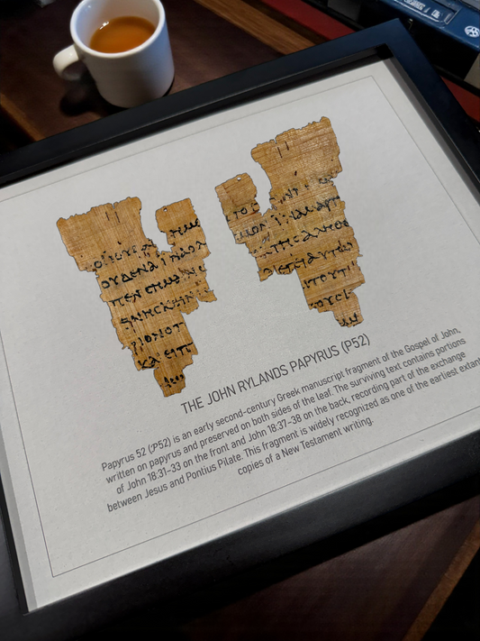 Papyrus 52 (P52) Manuscript Facsimile